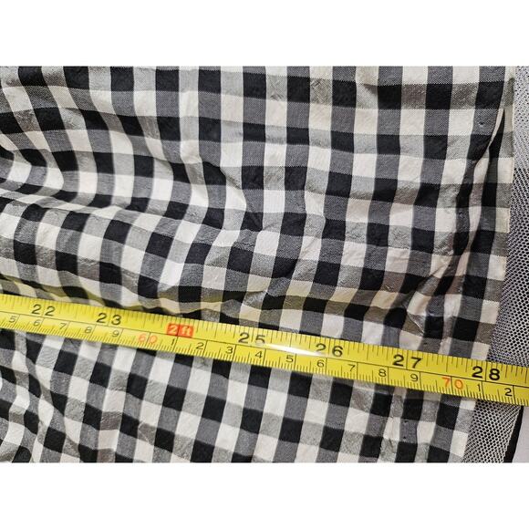 Perfectly Dressed Girl's Black And White Plaid Dress Size 6X Bow Tie - Picture 9 of 9